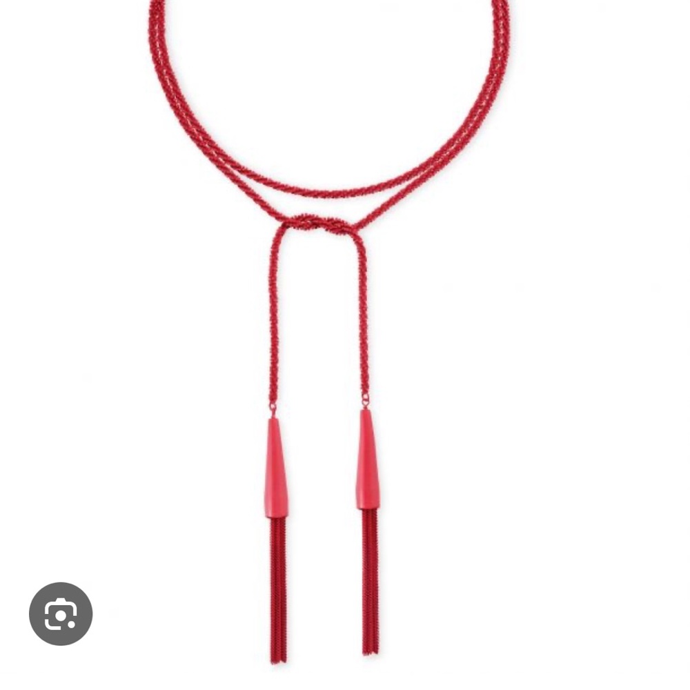 Kendra Scott Phara Necklace in Matte Red